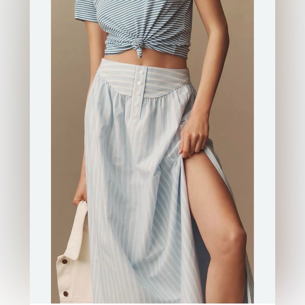 Mare Mare Drop Waist Maxi Skirt